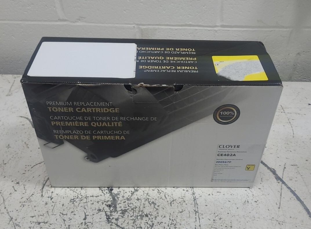 Clover Imaging  YELLOW Toner Cartridge Compatible CE402A Fits HP M551.