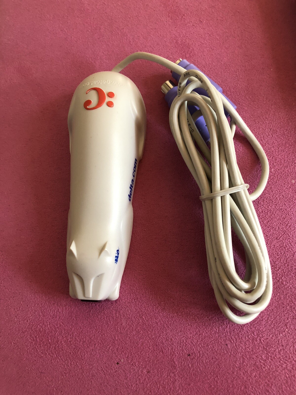 Vintage CueCat Mouse Barcode Scanner Wired Magazine Delta Promo NOS in Box
