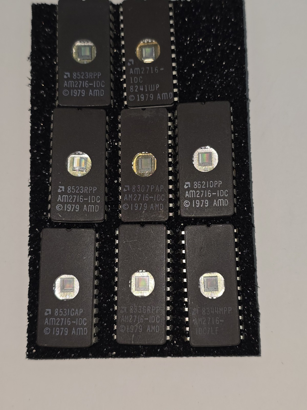 AM2716 Vintage 1979 Chips (Lot Of 8)