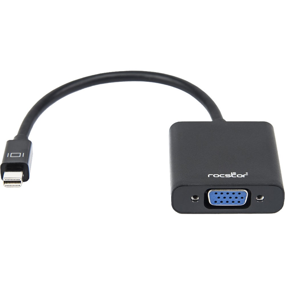 Rocstor Y10A199-B1 Premium Mini DisplayPort to VGA Video Adapter - M/F
