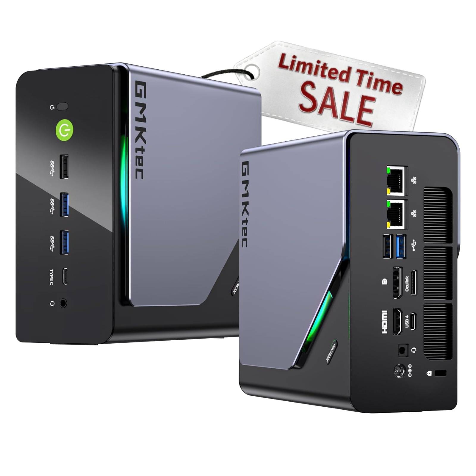 GMKtec K12 Mini PC Gaming Ryzen 7 H 255 32GB DDR5 RAM 512GB / 1TB SSD Win11 Pro