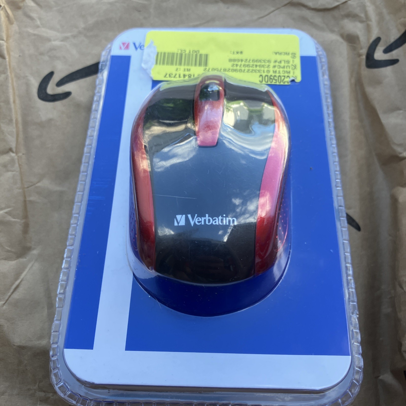 Verbatim Wired USB Computer Mouse - Corded USB Mouse for Laptops and PCs Right@E