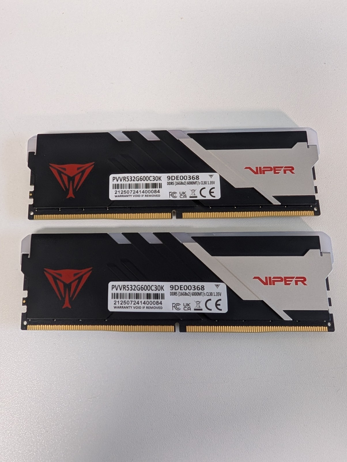 Patriot Viper Venom RGB 32GB 2x16GB DDR5 6000 CL30 XMP EXPO Intel AMD