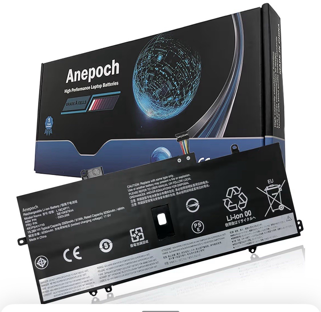 L18C4P71  Anepoch High Performance Laptop Batteries NEW OPEN BOX