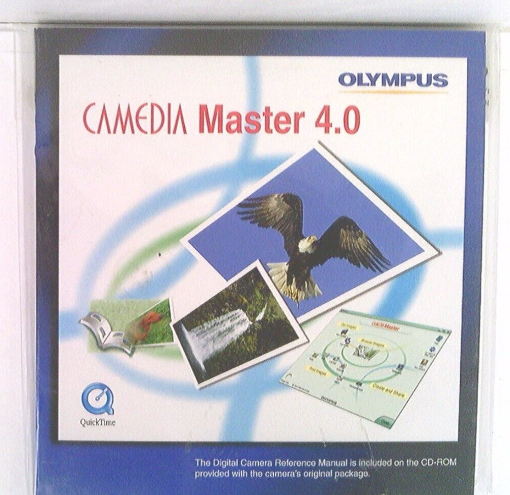 ✅  Olympus~Camedia Master 4.0~CD-ROM~Camera Manual~SEALED