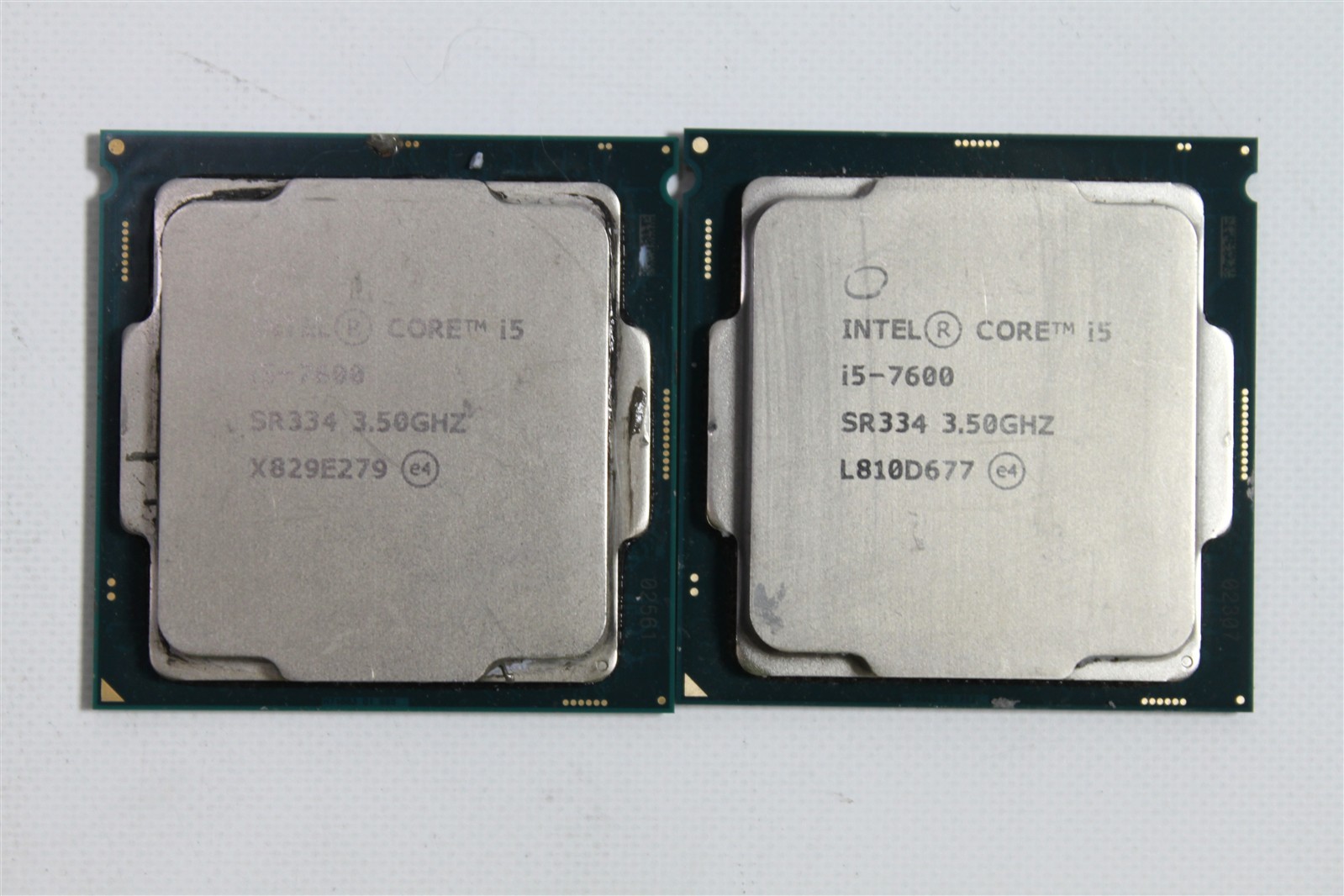 LOT OF 2 Intel Core i5-7600 SR334 3.50GHz 4-Core LGA1151 Socket CPU Processor