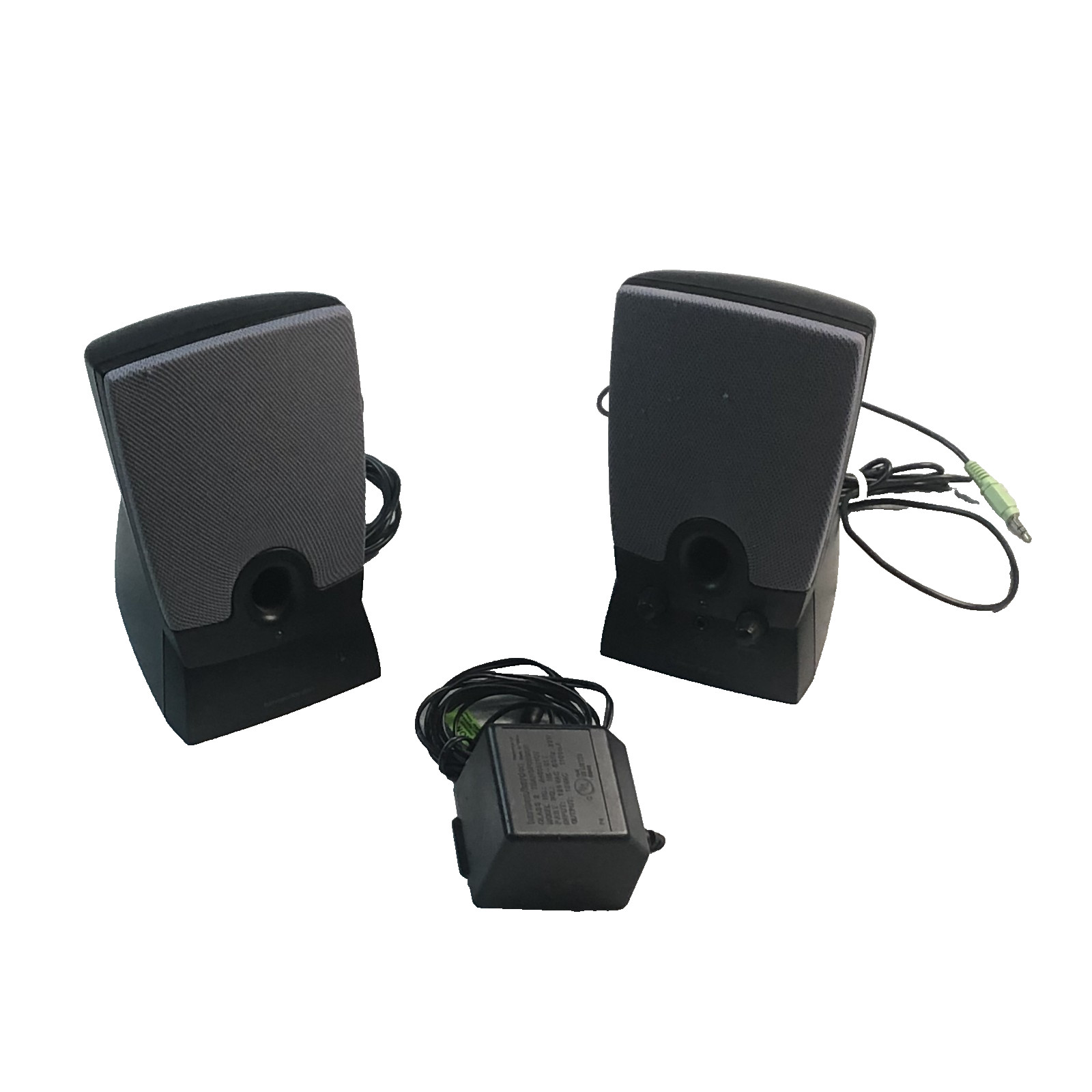 Harman Kardon 02320V Multimedia Computer Speaker System With Adapter Vintage