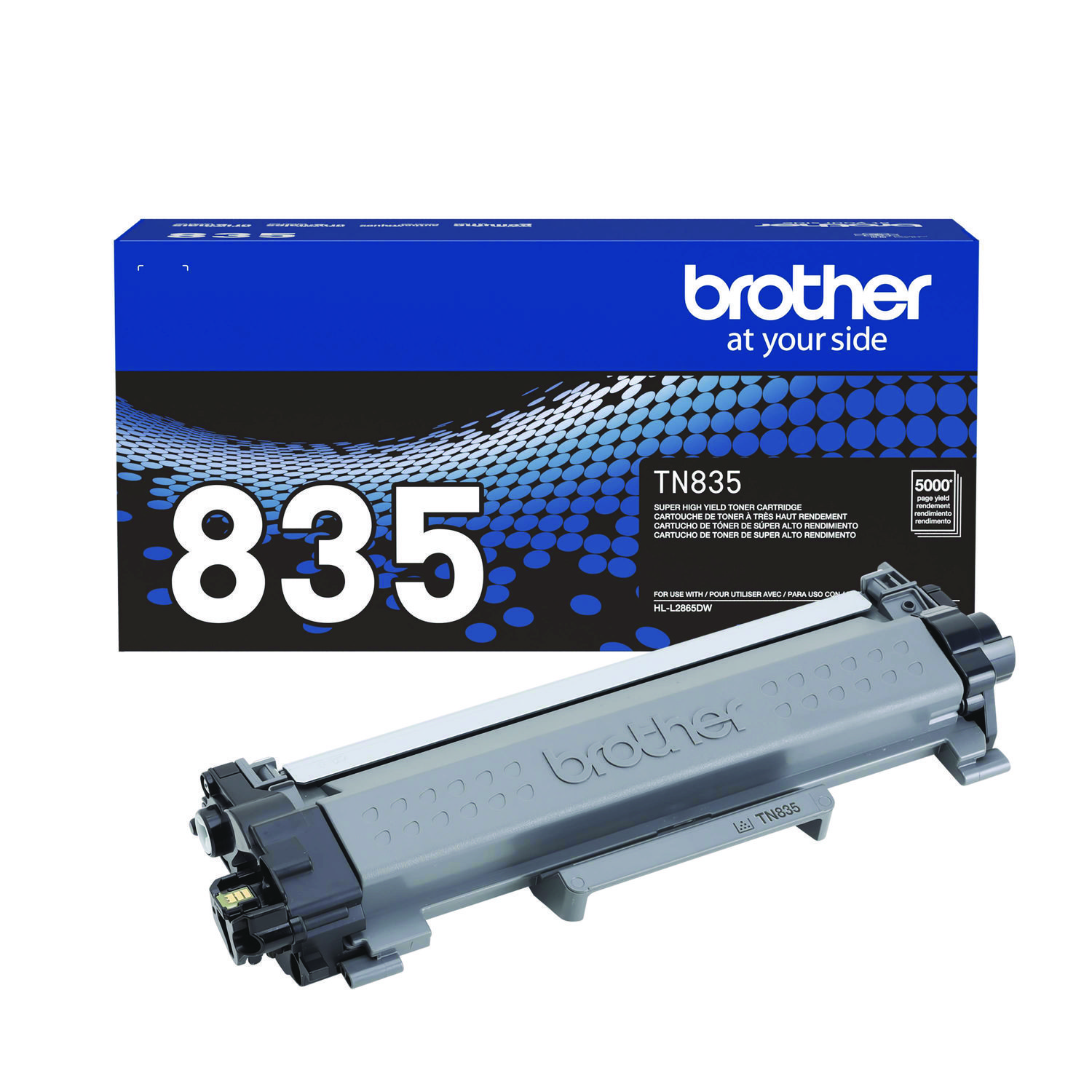 TN835 Super High-Yield Toner, 5,000 Page-Yield, Black
