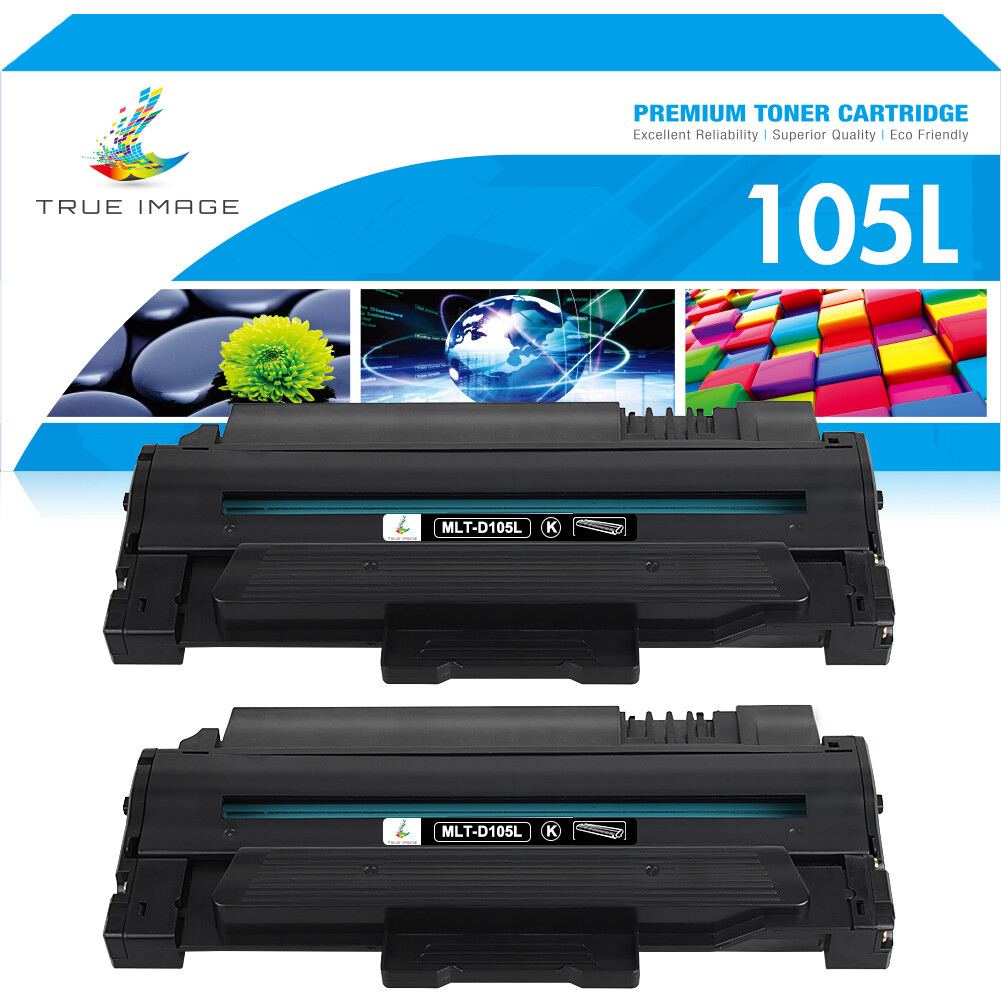 2 Pack MLT-D105L Toner Cartridge Compatible With Samsung ML-1915 ML-2525 SF-650P