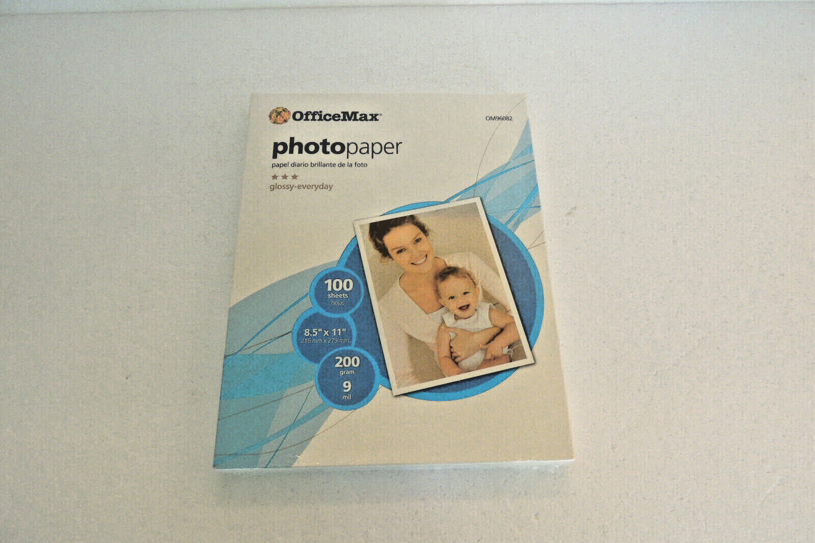 Office Max Photo Paper Glossy-Everyday 100 Sheets 8.5" x 11" Brand New Sealed