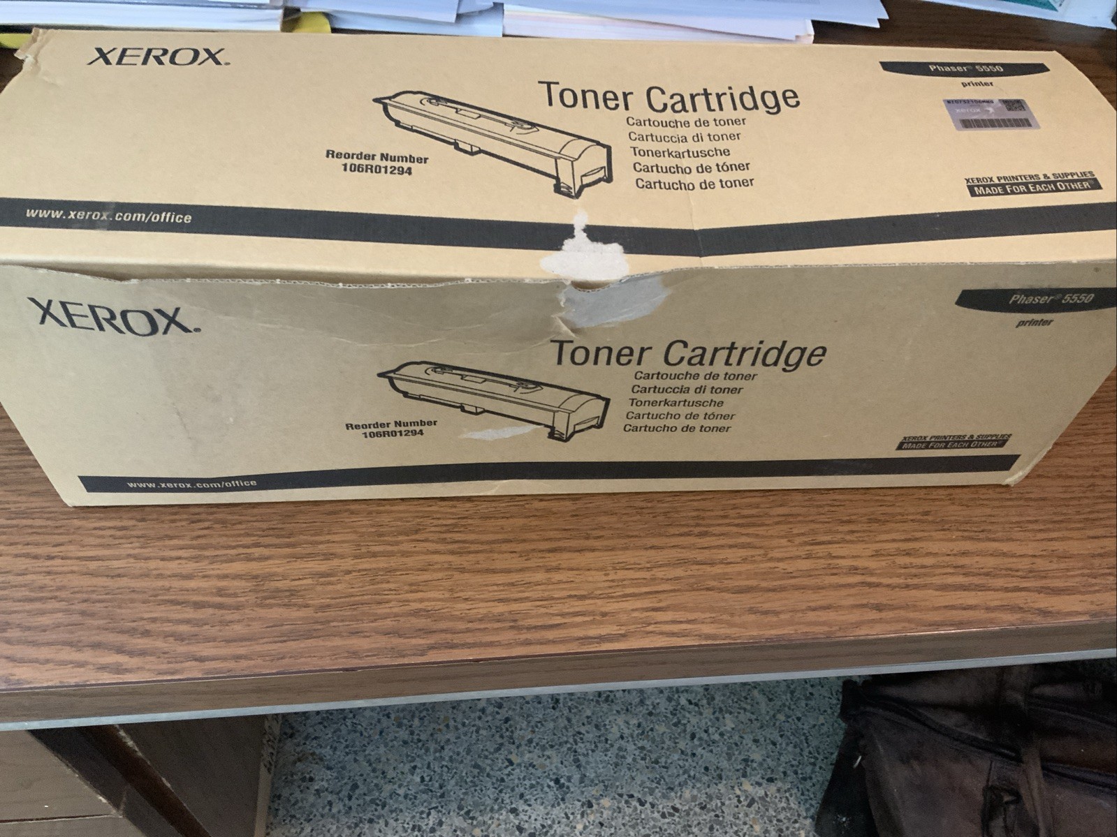 Xerox 106R01294 Toner Cartridge for Phaser 5550 - Black