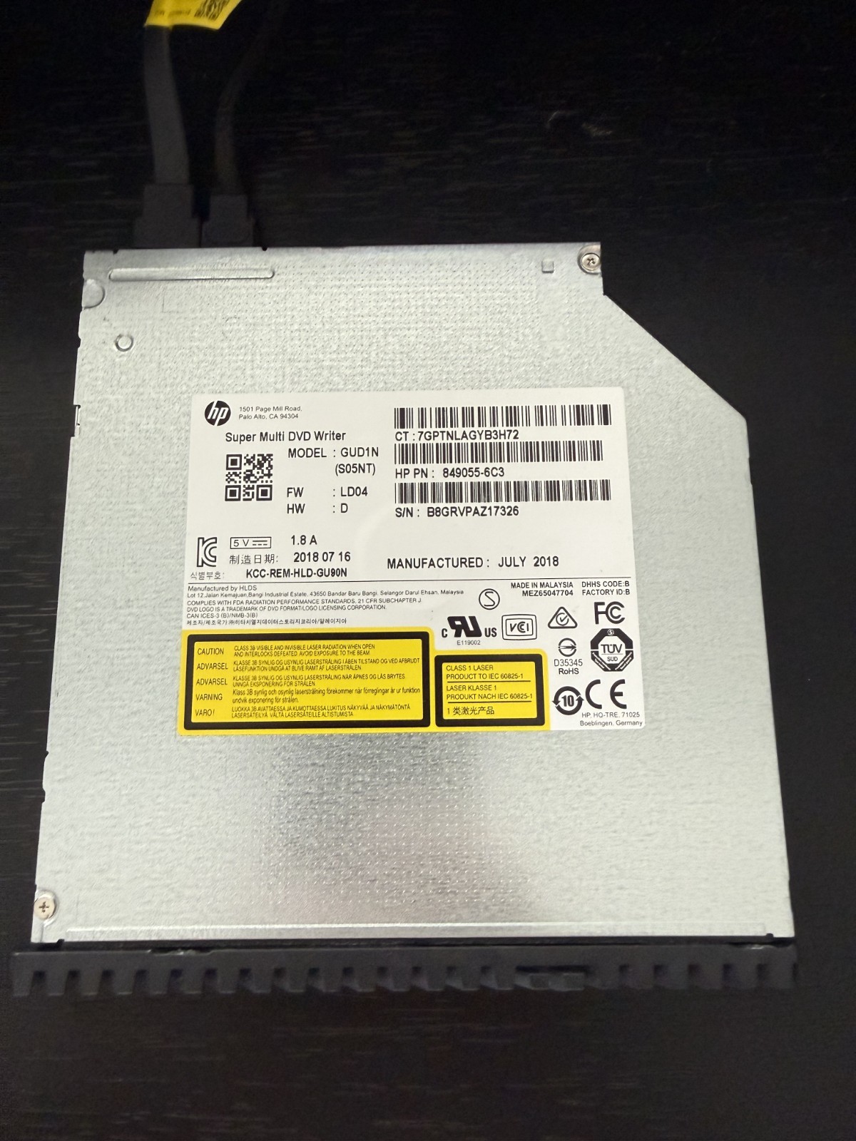 Genuine HP 600 800 G3,G4 MT GUD1N 849055-6C1/6C3 DVD RW Super Multi DVD Writer