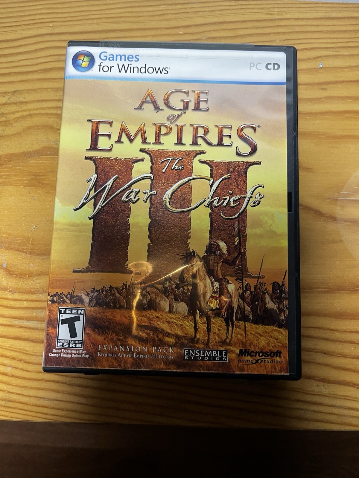 Microsoft Age of Empires III The War Chiefs Expansion Pack PC CD for Windows XP