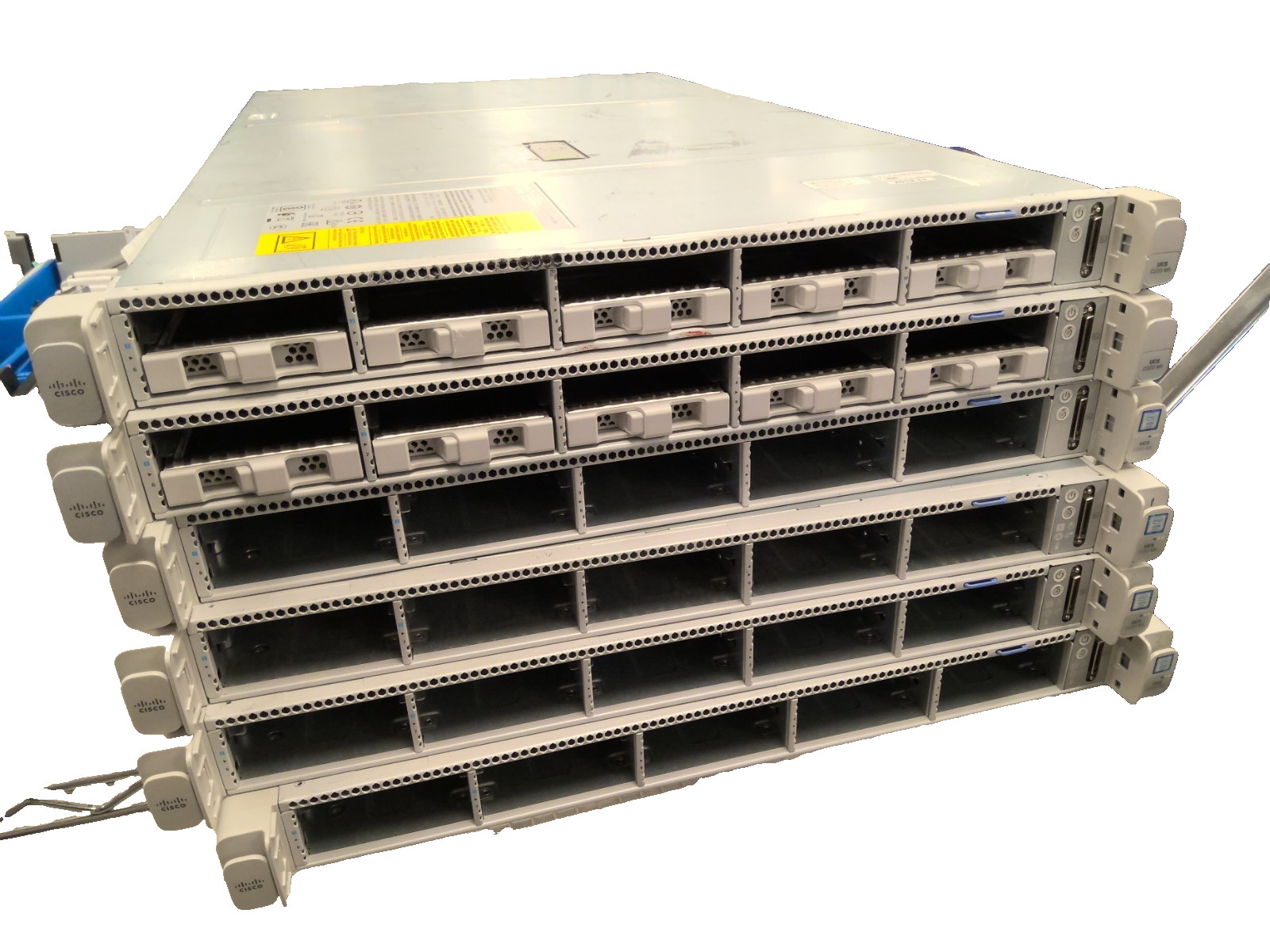 CISCO UCSC-C220-M5SX LOT OF 6 *READ* INTEL BRONZE/SILVER 16*96GB 770Wx2 SERVERS