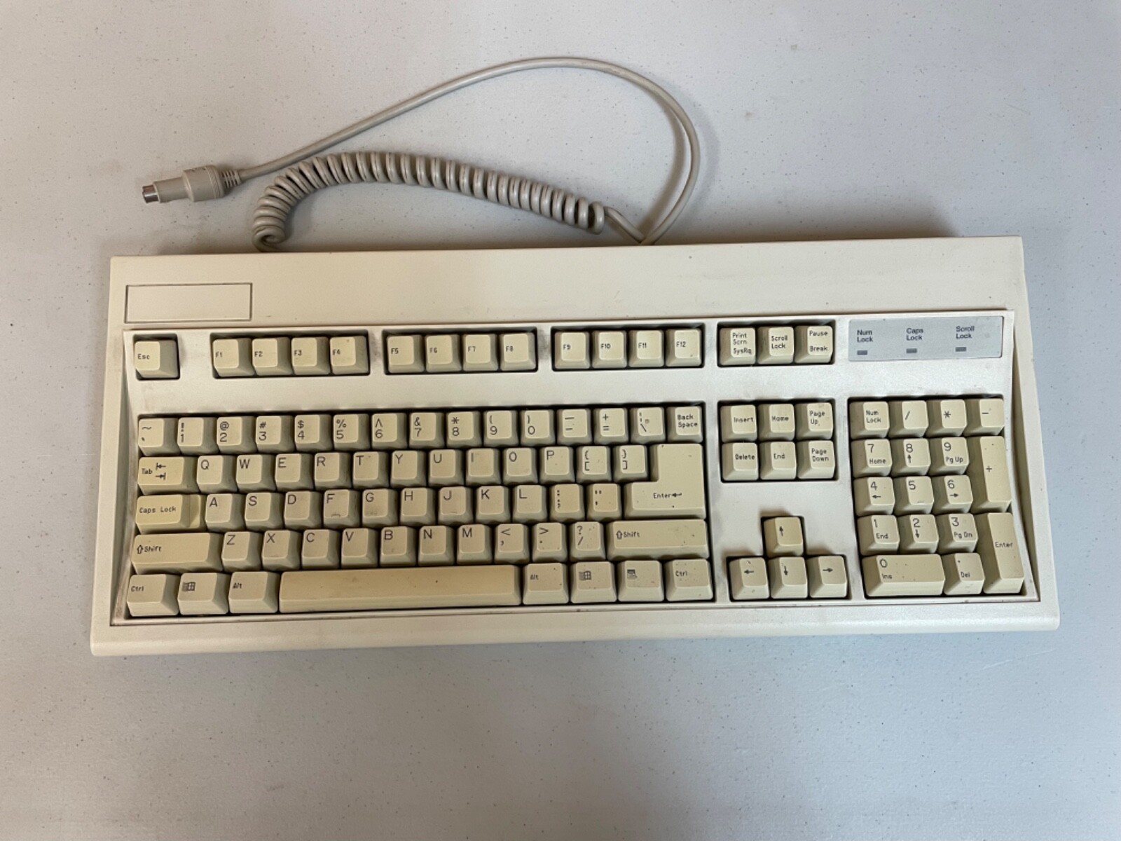 Vintage KEYTRONIC E03601QUS201-C PS/2 WIRED KEYBOARD