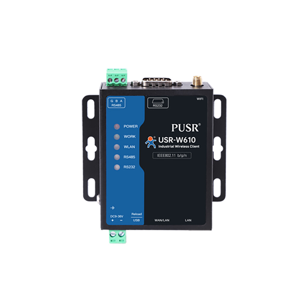 有人[USR-W610S] RS232 RS485 Serial To Wifi Ethernet Converter TCP Dual Port Server