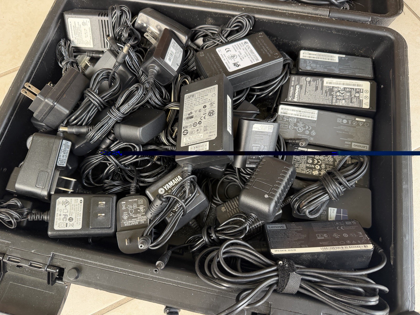 Various Power Adapters Cords -Lenovo, Dell, Yamaha LOT