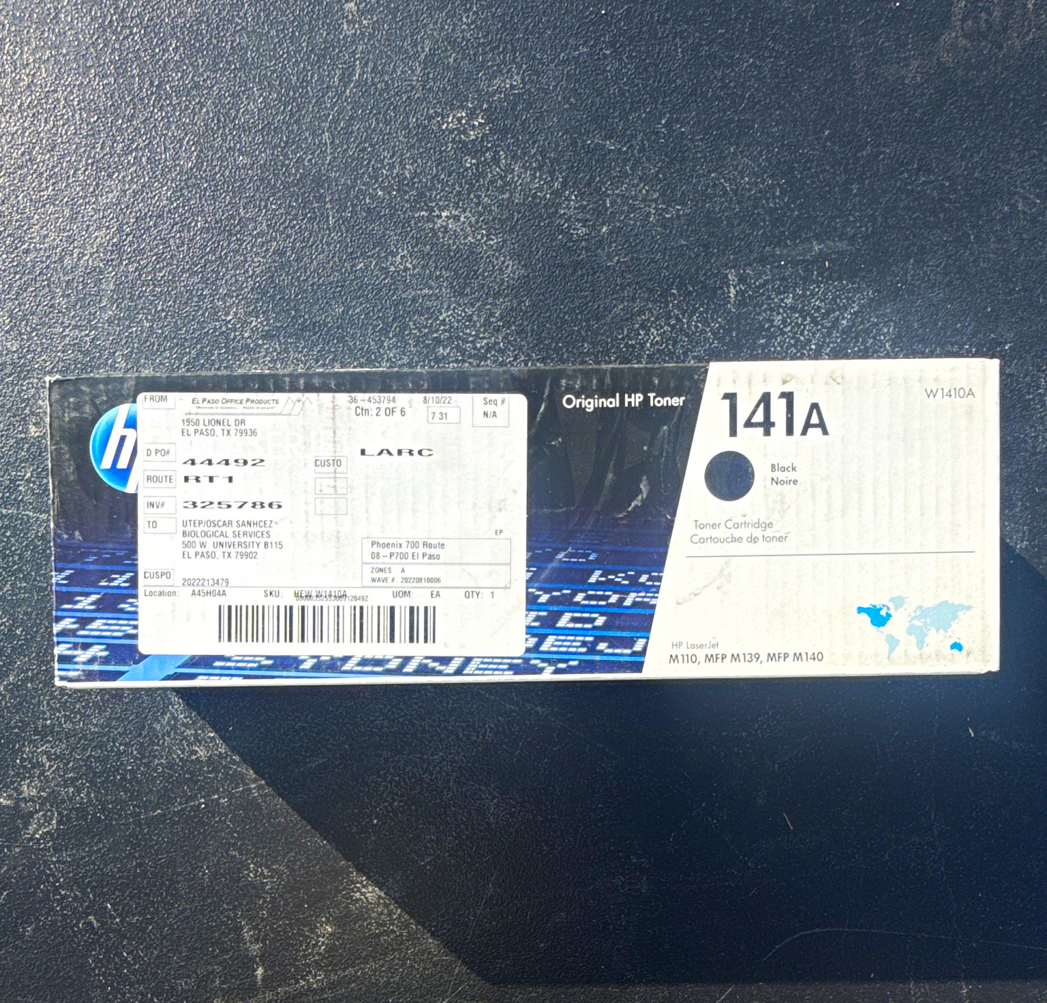 HP 141A W1410A Black Laser Toner Cartridge for LaserJet M110 M139 M140