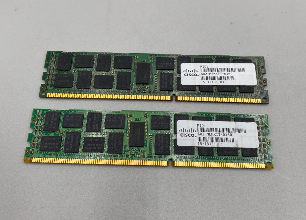 Lot Of 2 Samsung DDR3 16GB Each(2 x 16GB = 32GB)PC3 12800R MHz Desktop RAM B/Big