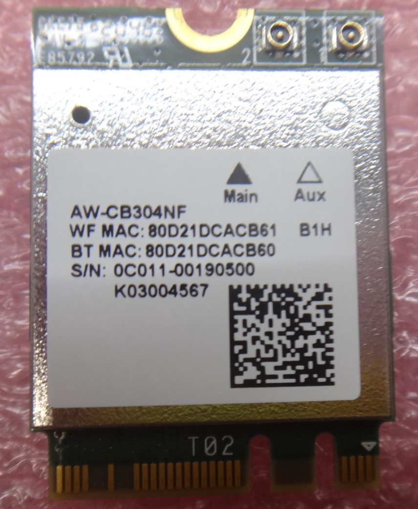 NEW Wireless WiFi Card AW-CB304NF 0C011-00190500