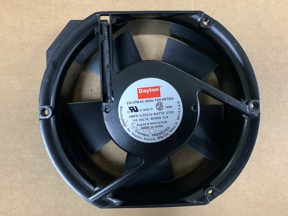 NEW UNUSED DAYTON 4WT42A AC AXIAL FAN OBLONG 5-7/8" W 6-3/4" H 115V 239CFM