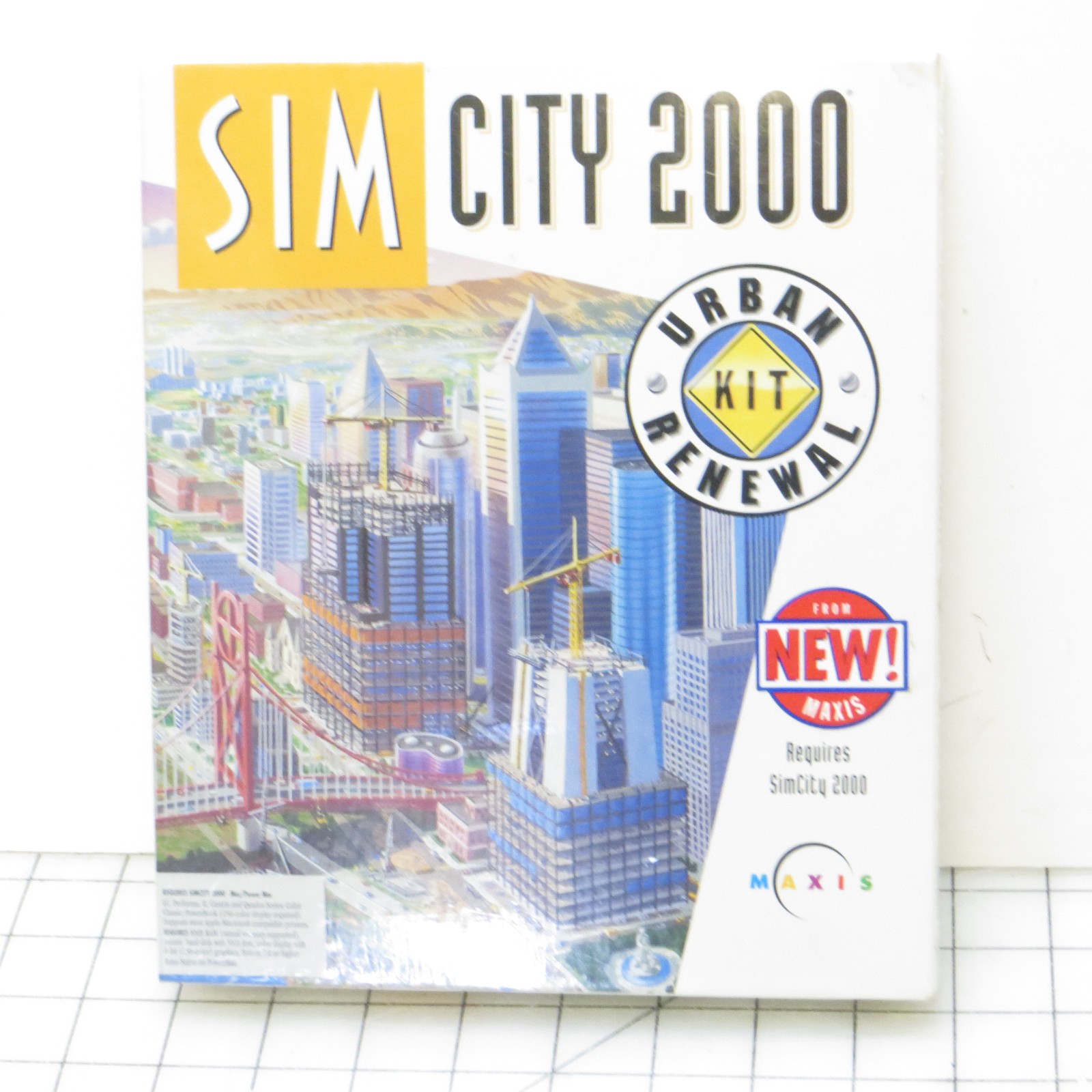 SimCity 2000 Urban Renewal Kit 1990s-era Apple Macintosh / PowerMac Game Sealed