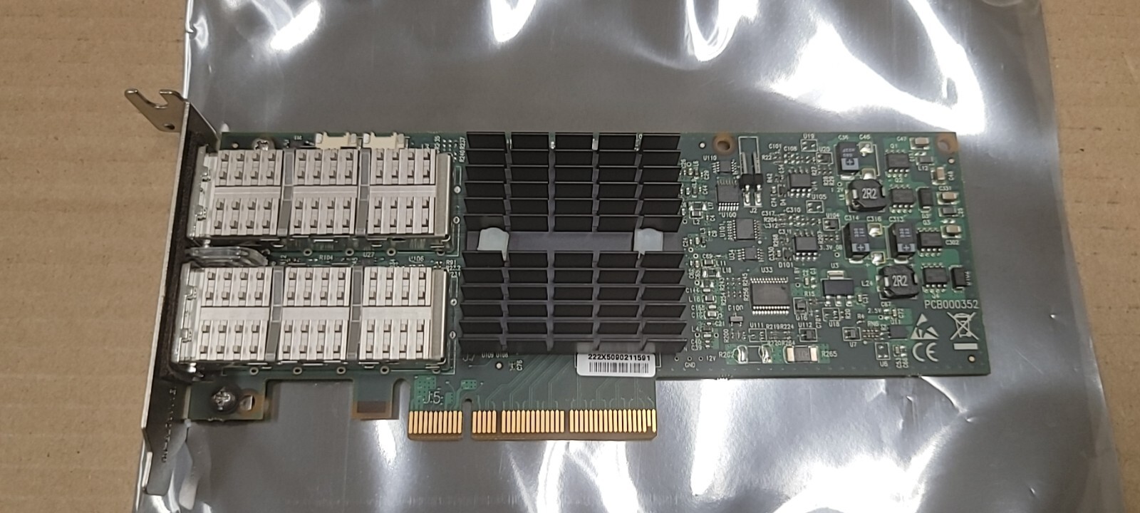 Mellanox ConnectX-2 Dual Port 10GbE QSFP Network Adapter MHRH2A-XSR