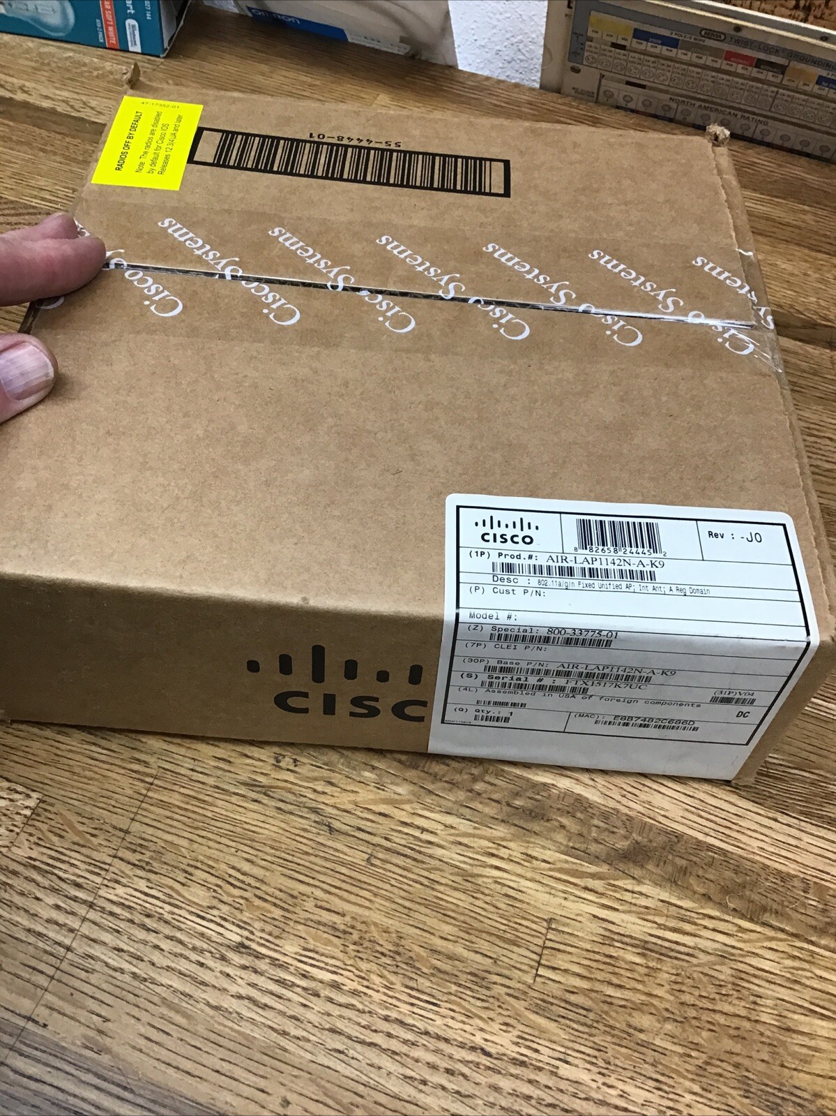 Cisco AIR-AP1142-AK9-5PR Wireless Access Point Fixed Unified AP BRAND NEW