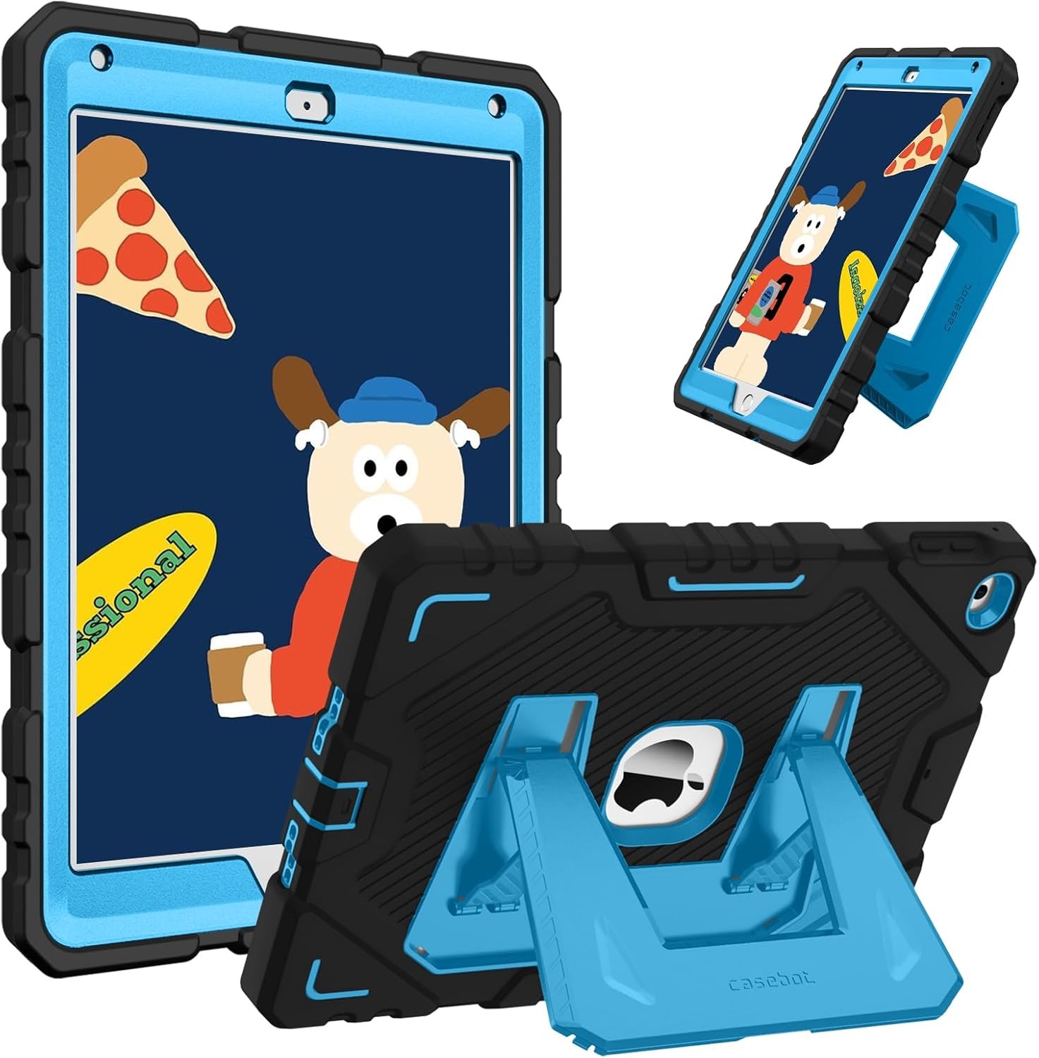 Case for iPad 6th/5th Gen/ iPad Air 2 (9.7 Inch) Shockproof Cover with Kickstand