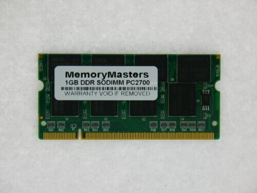 1GB PC2700 Laptop SODIMM DDR 333 MHz 200-Pin Notebook Memory RAM 1G 2700