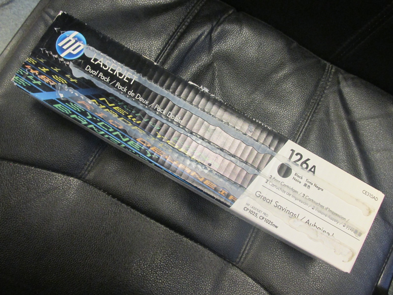 HP 126A  Black Laser Toner Cartridge GENUINE OEM NEW SEALED BOX