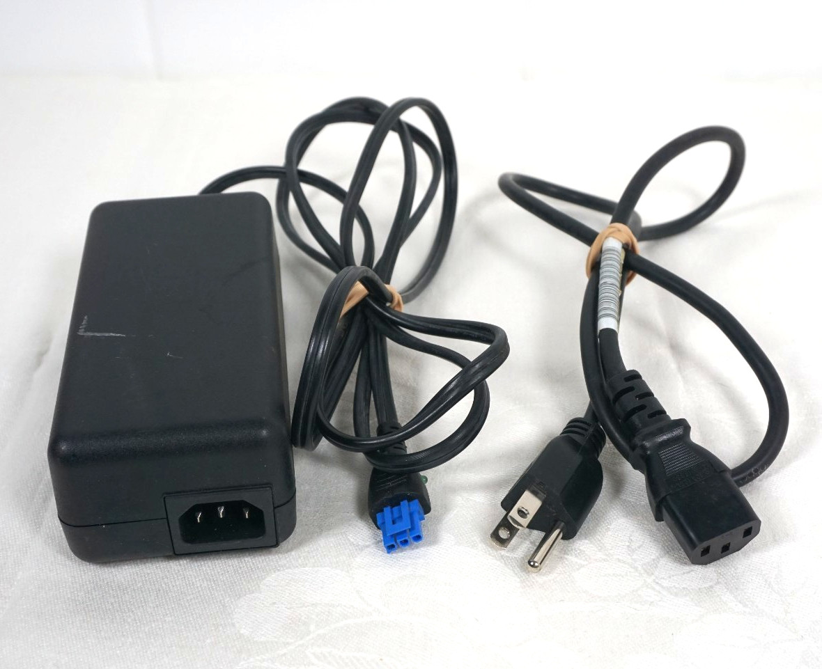 Genuine OEM HP  0957-2093 AC Power Adapter Printer 3 Pin AC Adapter & Power Cord