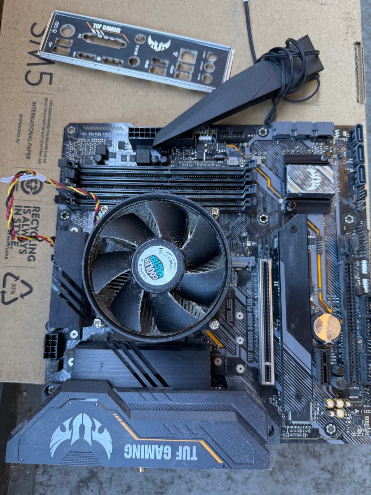 Intel Core i5-10600K CPU + ASUS TUF Gaming B460M-Plus WiFi Motherboard Combo