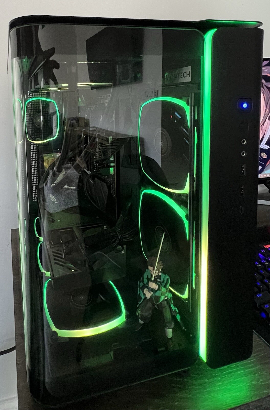 Demon Slayer Custom High End Gaming Pc With Rtx 4080, AMD Ryzen 9 7950X3d, 4 Tb 