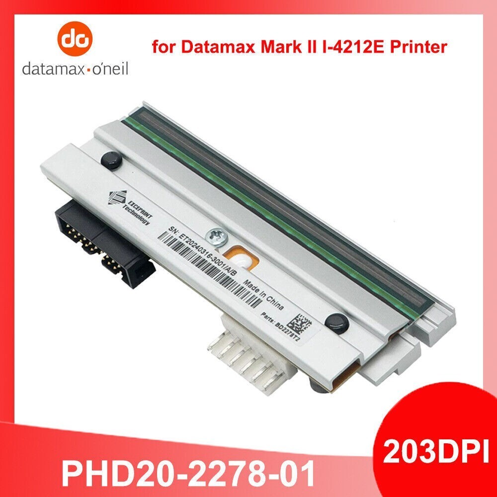PHD20-2278-01 New Printhead Fit For Datamax I-4212E 203Dpi Thermal Label Head