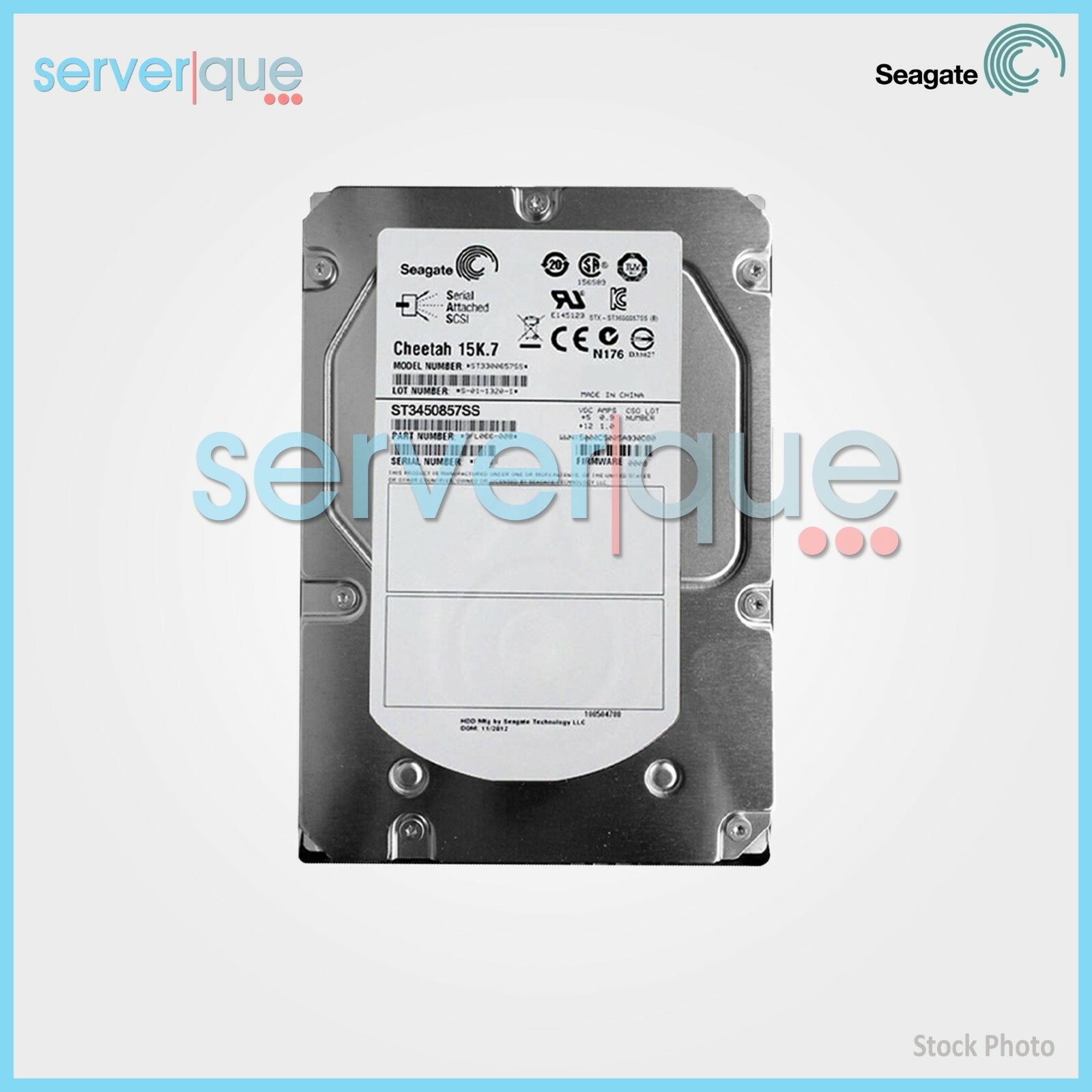 ST3450857SS Seagate Cheetah 450GB SAS 15K 6Gbps 16MB 3.5" Hard Drive