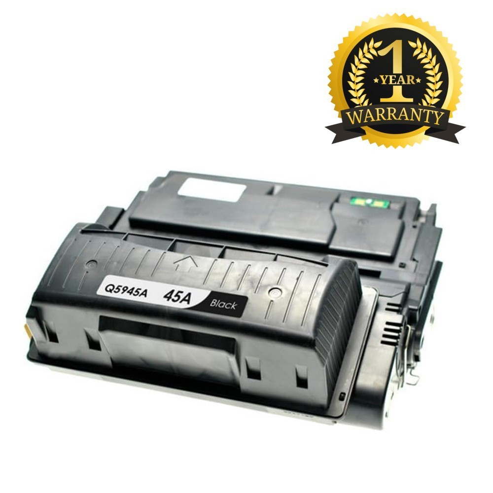 1PK Q5945A Black Toner Cartridge Compatible for HP (45A) 4345mfp, 4345x MFP