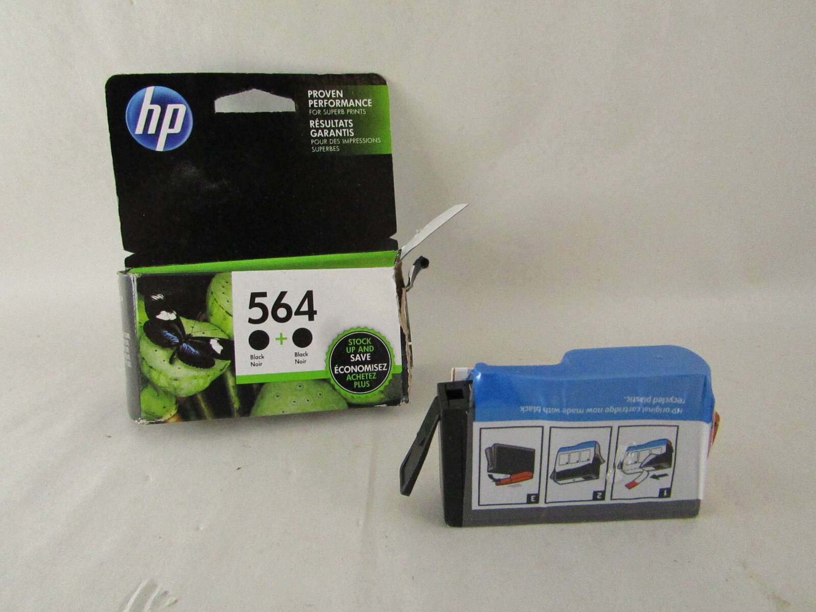 Genuine 1-Pack HP 564 Black Ink Cartridge PHOTOSMART 6510 6515 6520 NEW