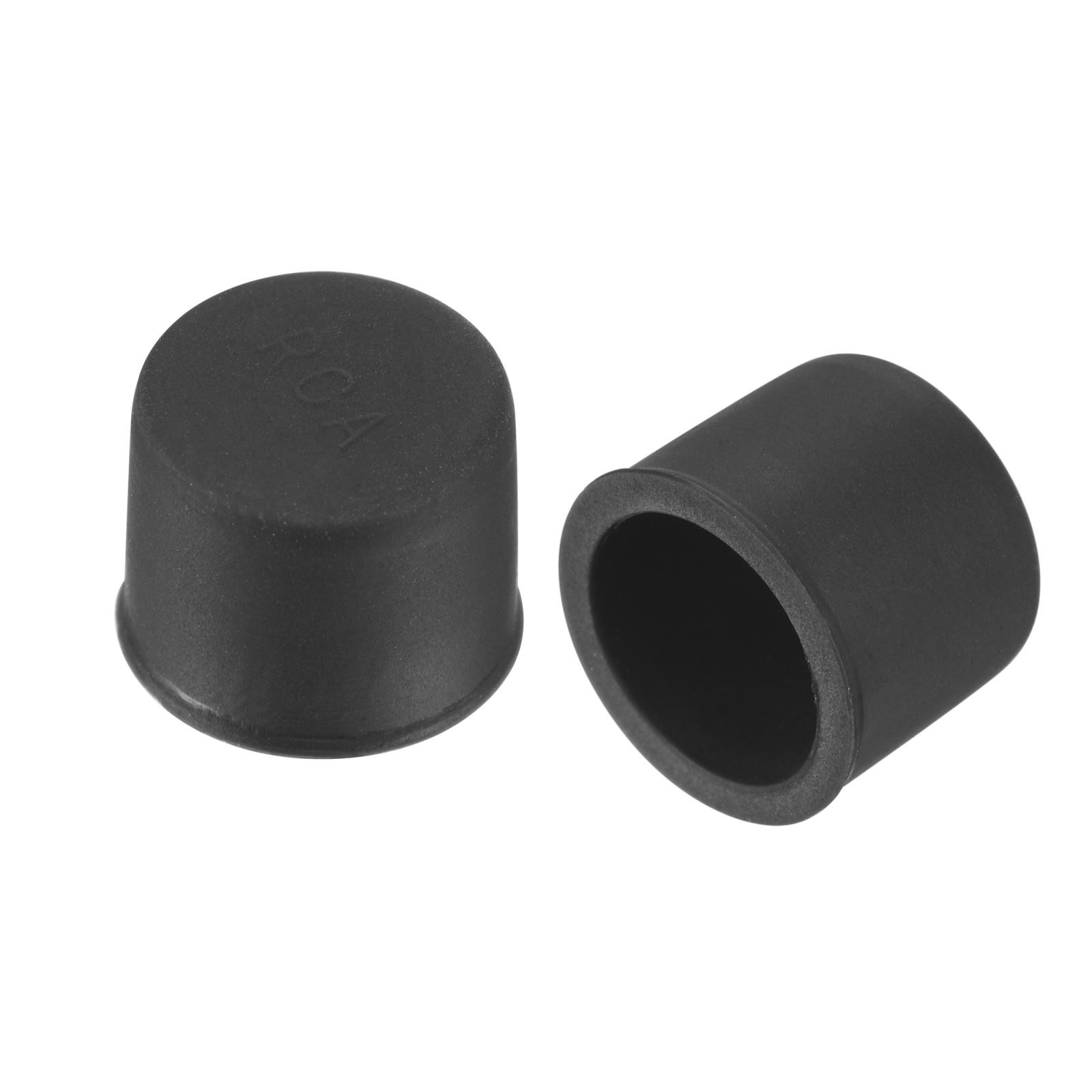 30pcs Silicone RCA Port Anti-Dust Stopper Cap Cover Black