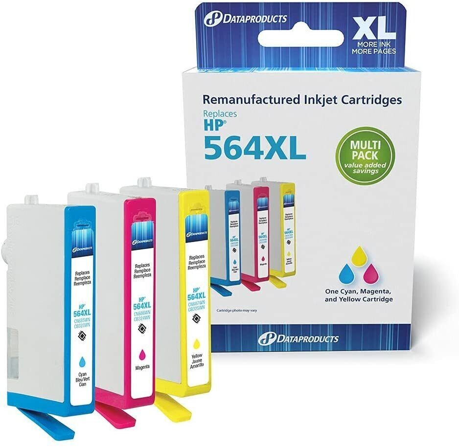 Dataproducts Inkjet Cartridge replaces HP 564XL High Yield CMY Color Ink 3-Pack 