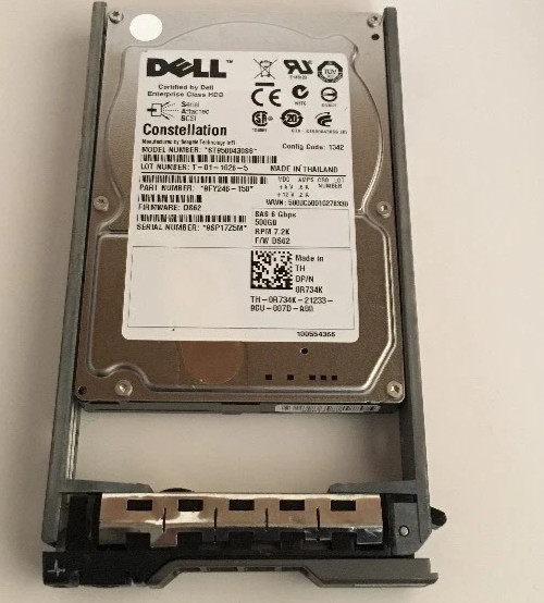 Dell R734K 0R734K ST9500430SS 500GB 7.2K 6Gb/s 2.5" SAS SFF HDD Server Drive~~