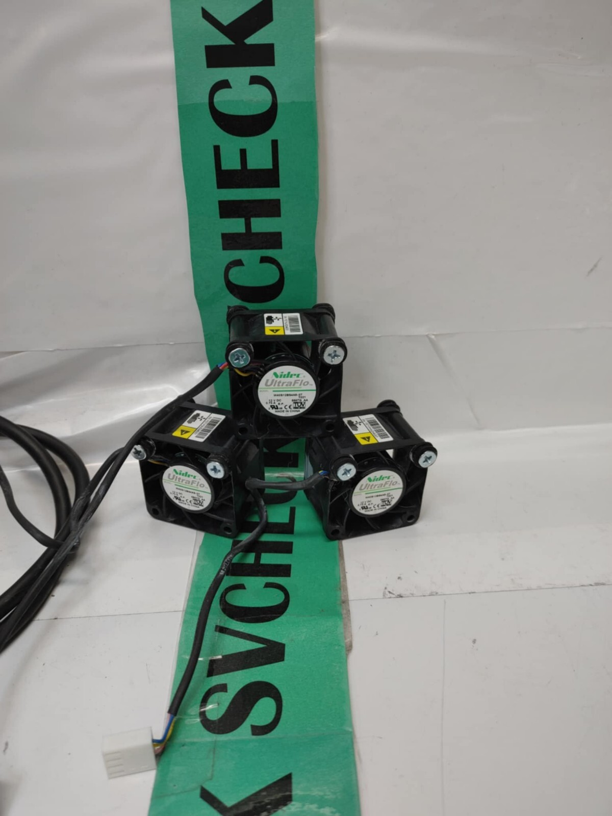 LOT OF 3 NIDEC ULTRAFLO W40S12BS4A5-07 Server Cooling Fan