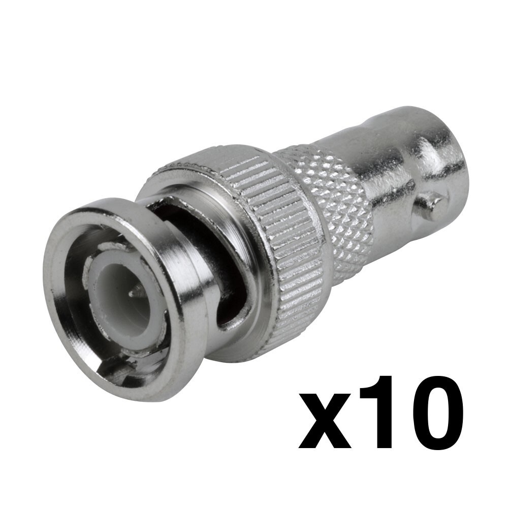 Construct Pro BNC Female to BNC Male Adaptors (10 Pack)