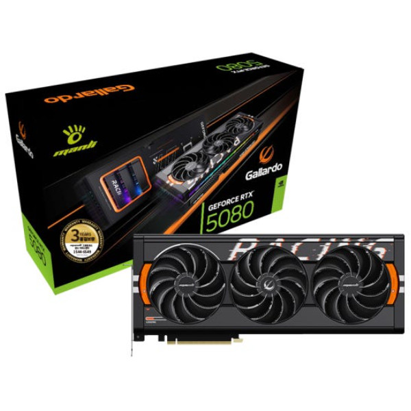 MANLI GeForce RTX 5080 Gallardo OC D7 16GB / Gaming Graphics Card / Express