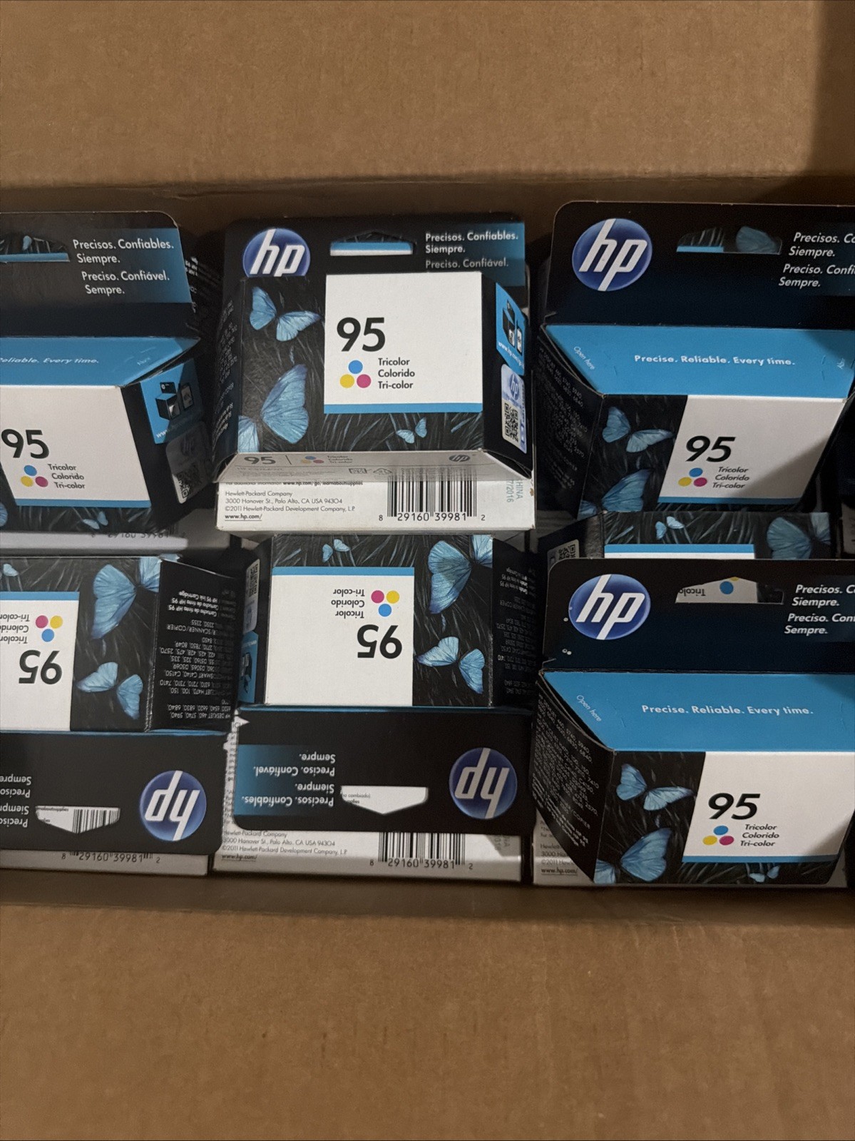 Lot Of 60 Pcs Of HP 95 (C8766WN) Genuine Tri-Color Ink Cartridge