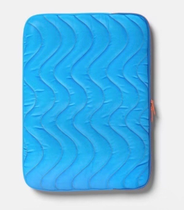 heyday Bright Blue Puffy Tablet/Laptop Sleeve Up to 14”