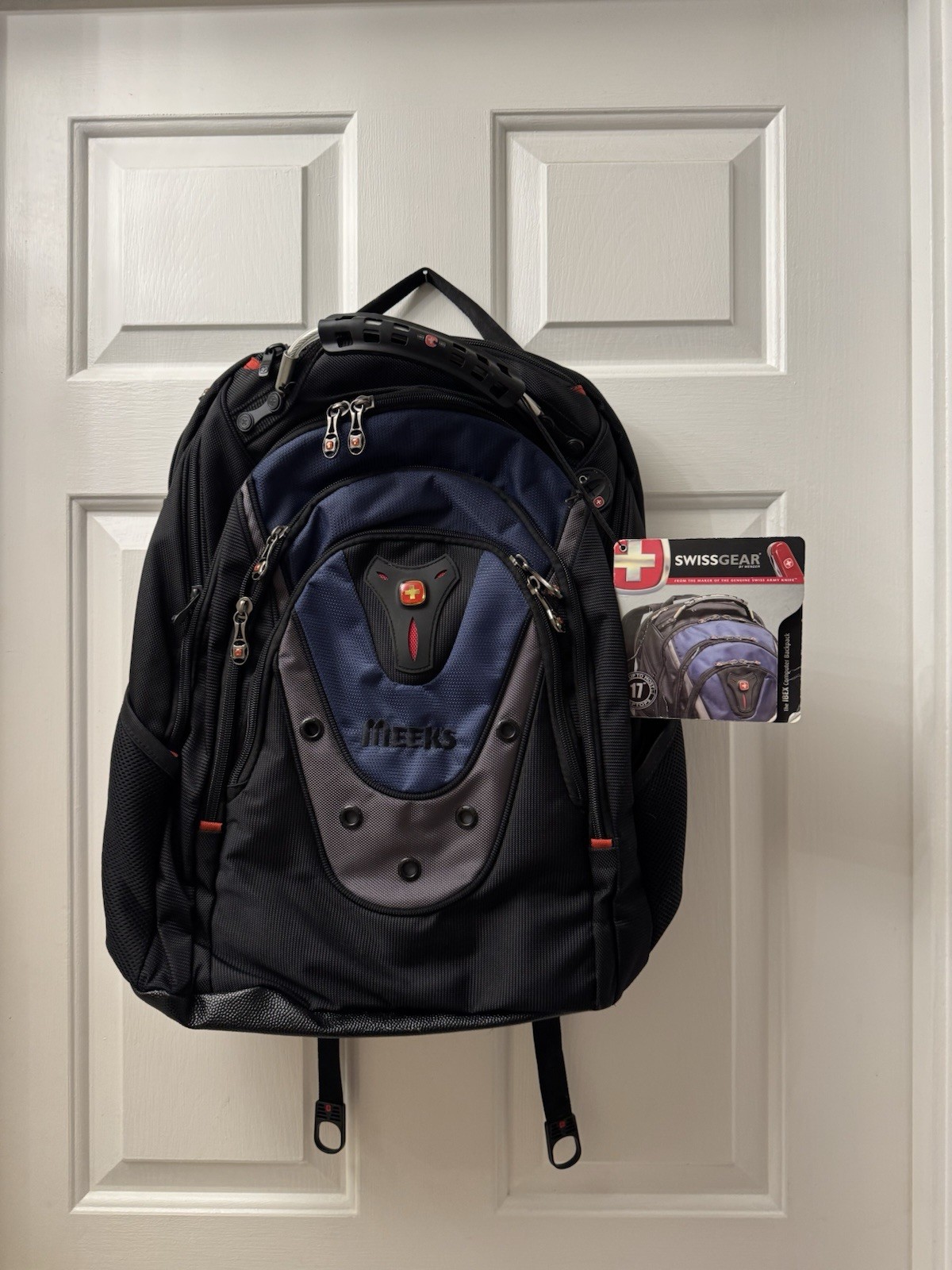 SwissGear Wenger Ibex 17 Laptop Backpack Blue Black TSA SmartScan NWT