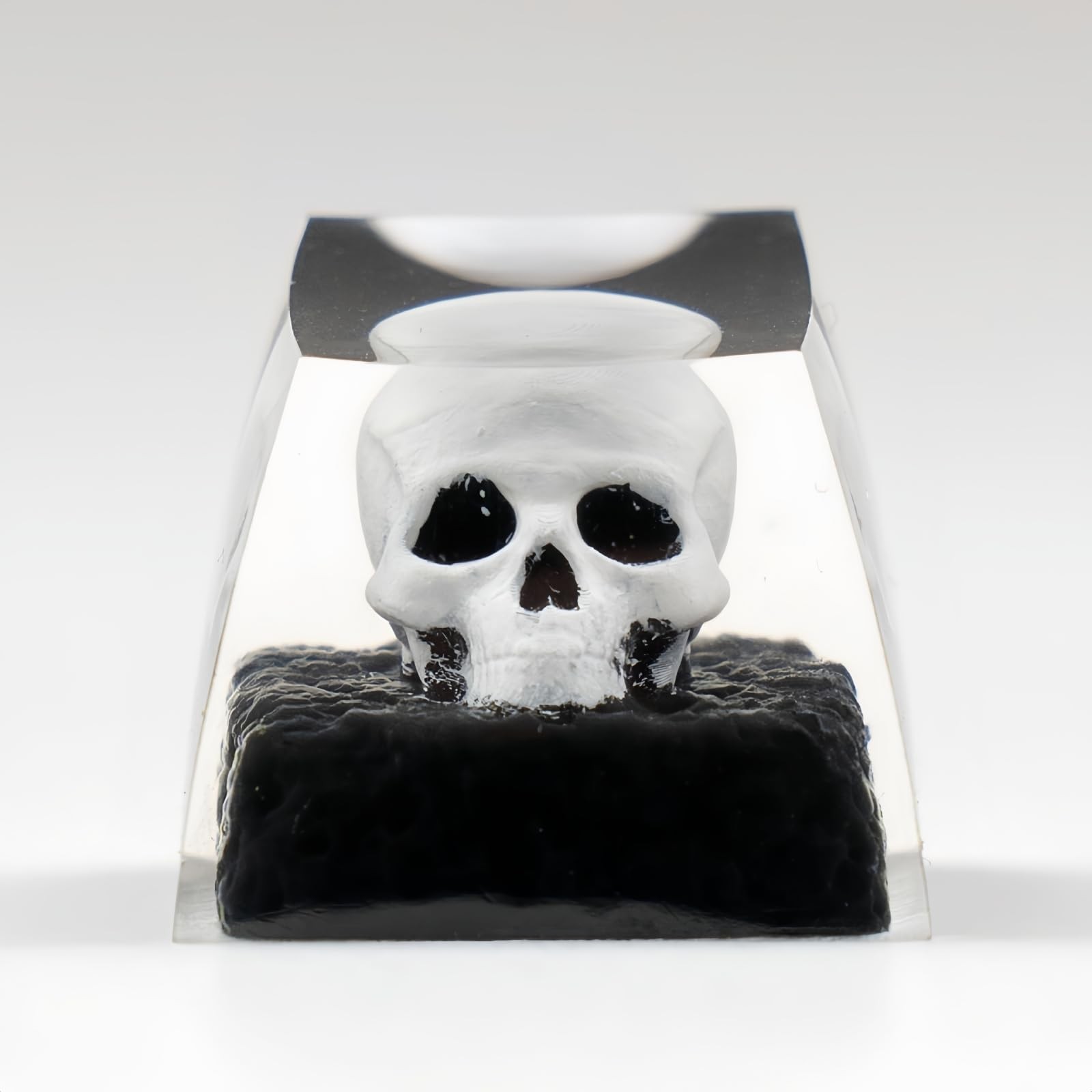 ULTRAEQUIP Artisan Keycaps Skull Resin Escape Custom 1U SA R1 Prolfile Handma...