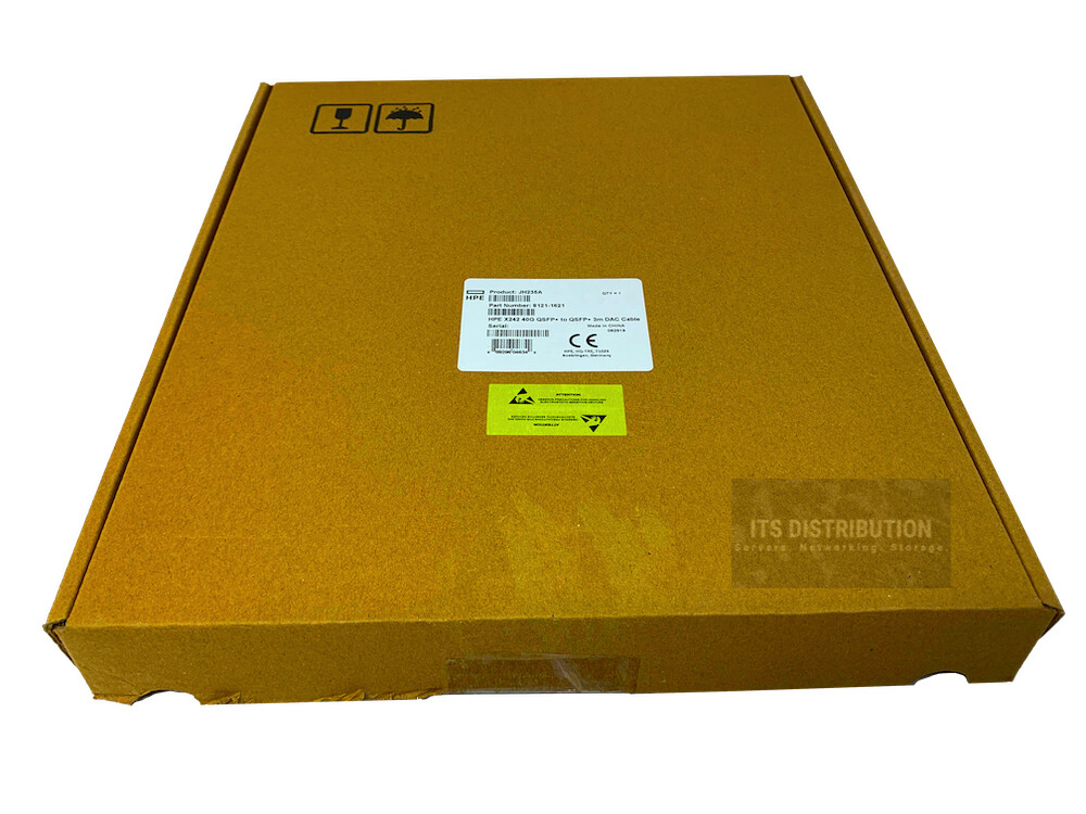 JH235A I Genuine Open Box HPE X242 40G QSFP+ to QSFP+ 3M DAC Cable 8121-1621