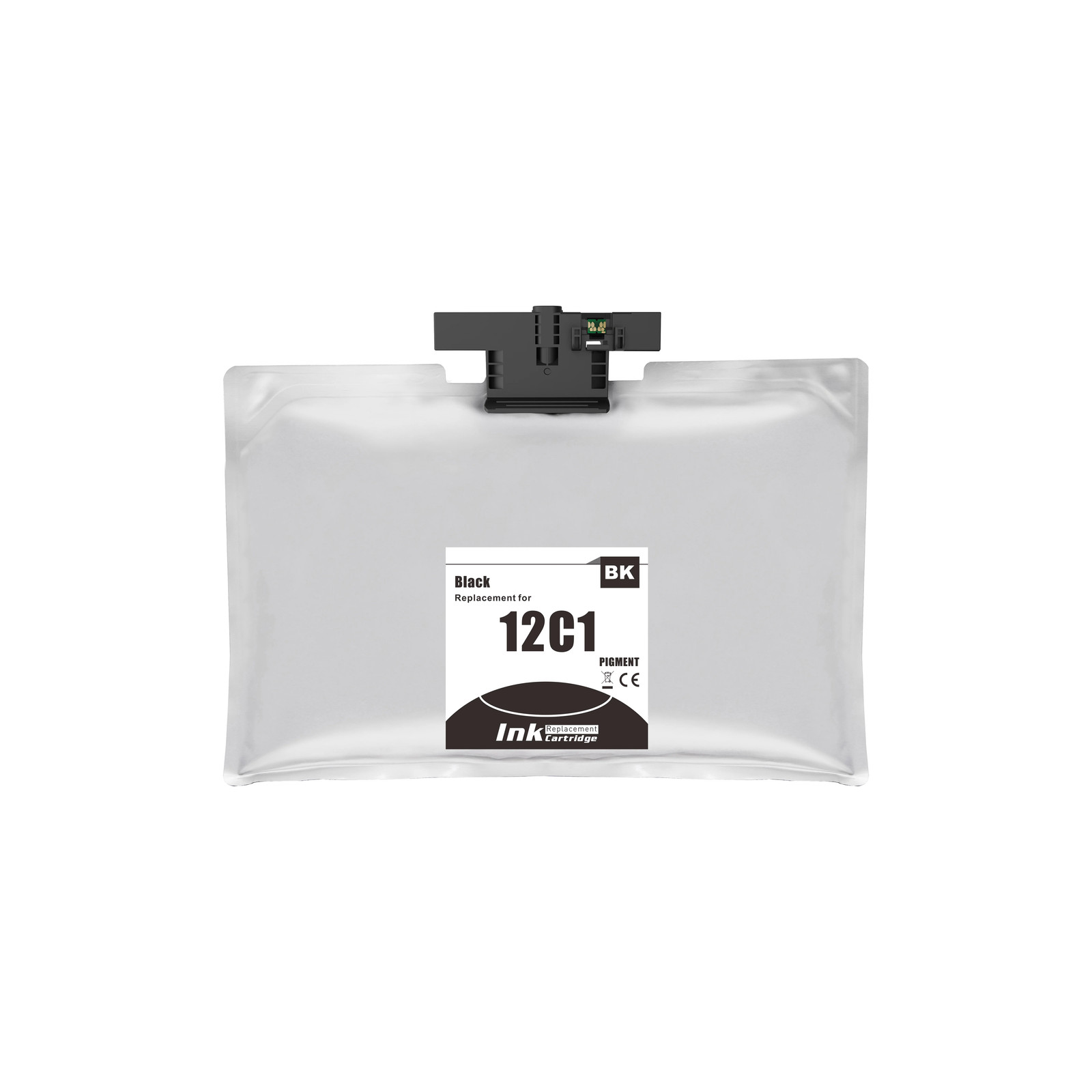 680ml T12C1 Compatible Black Ink Bag for Epson Workforce M5399 M5899 Printer